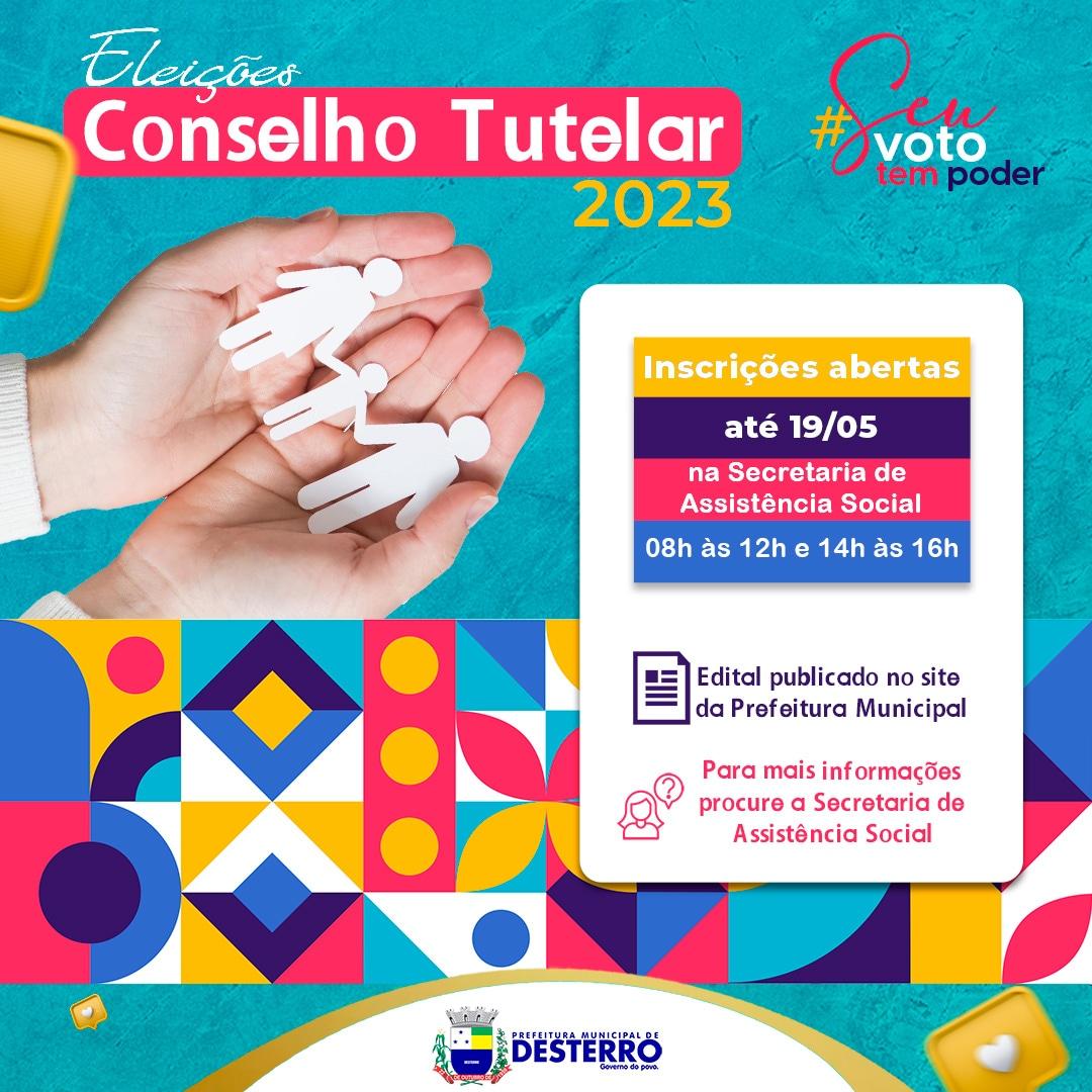 Começaram as inscrições para eleição dos novos membros do Conselho...