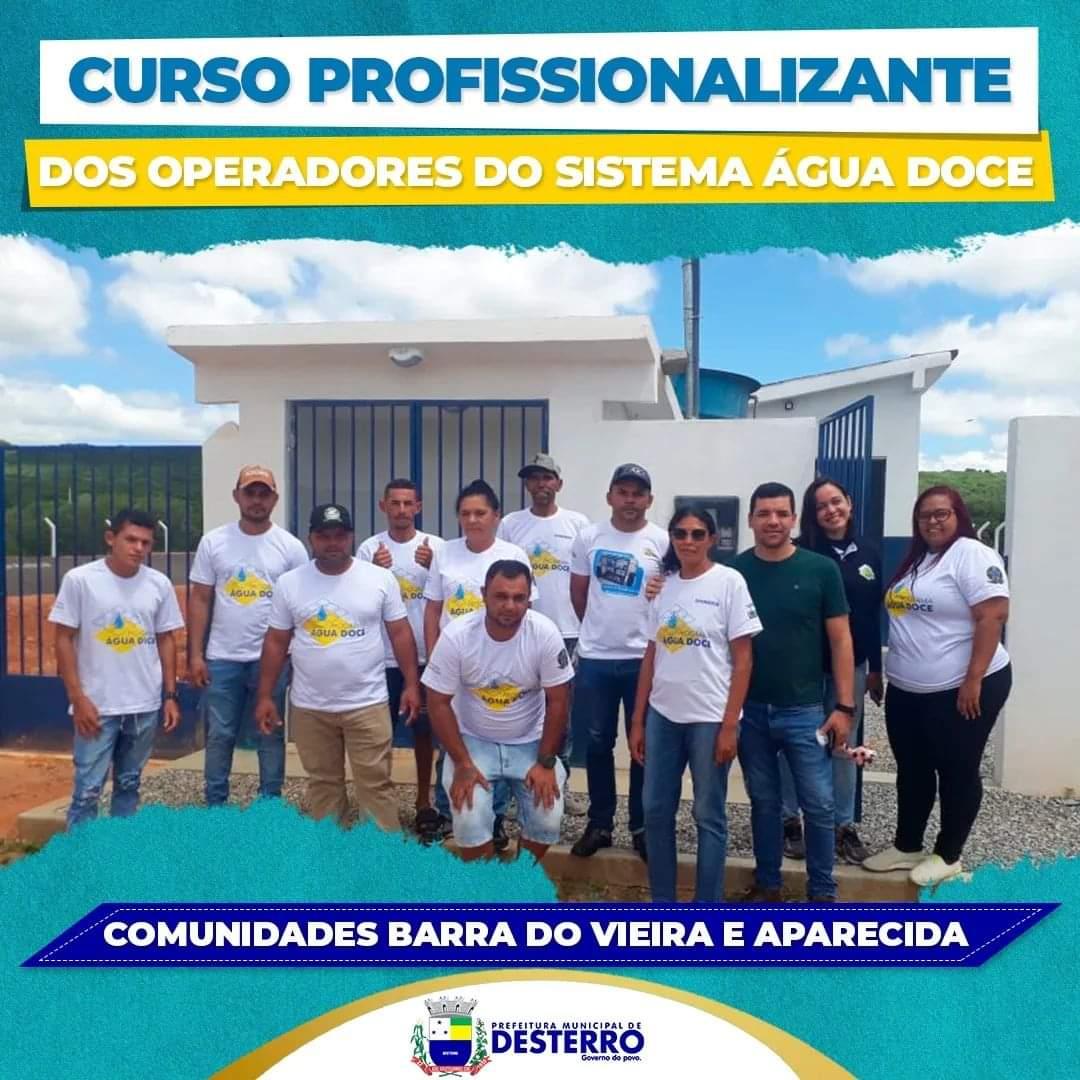 Município realiza capacitação para usuários do programa Água Doce