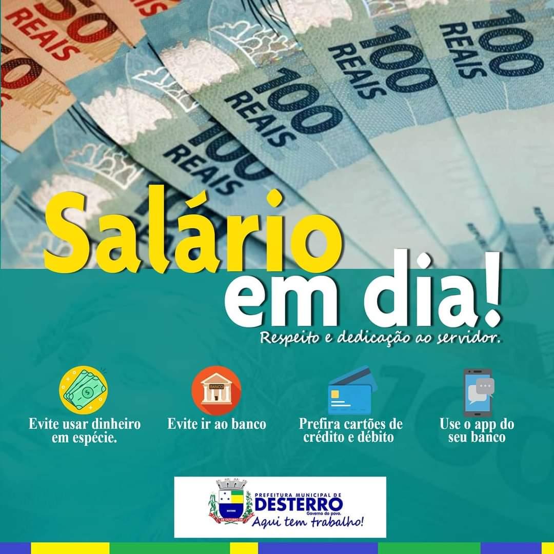 Salário na conta!