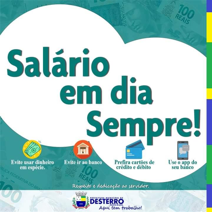 Salário na conta!