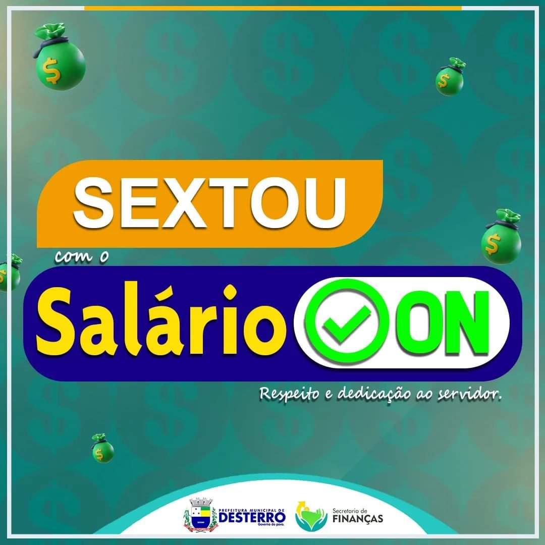 Salário na conta!